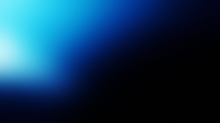 Abstract Blue Light Gradient with Dark Shadows