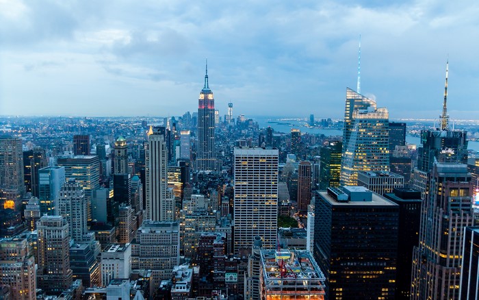 New York City Skyline at Dusk