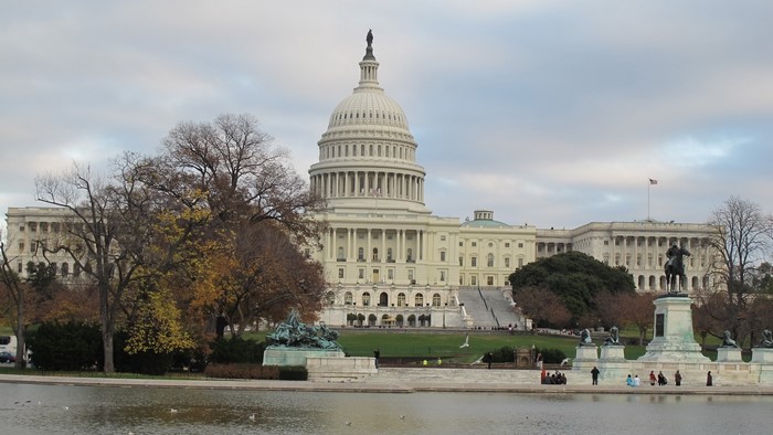 United States Capitol Building with Reflecting Pool