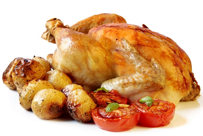 Grilled Chicken with Vegetables and Potatoes