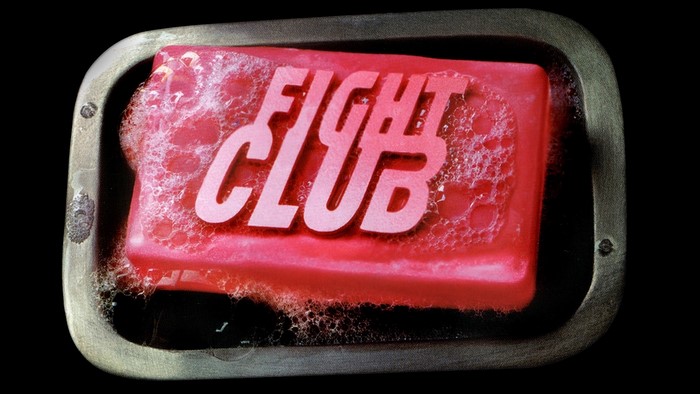 Fight Club soap with text