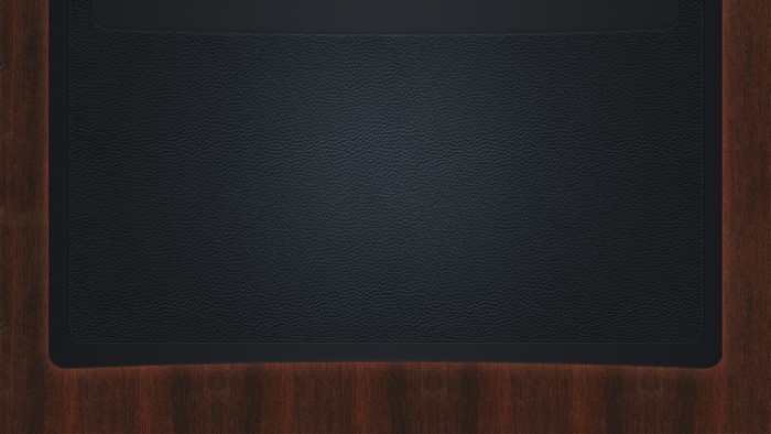 Dark Leather and Wood Surface