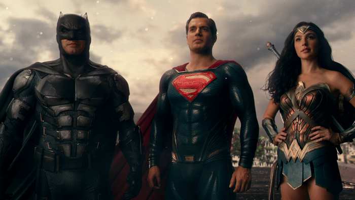 Batman, Superman, and Wonder Woman from Justice League