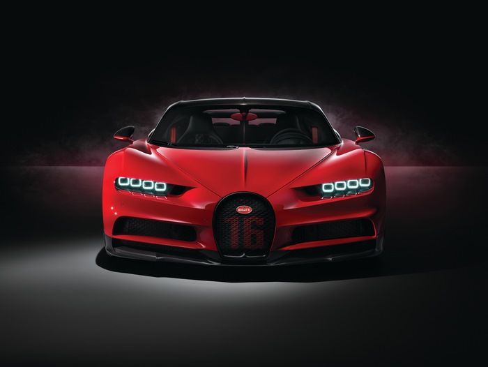 Bugatti Chiron front view