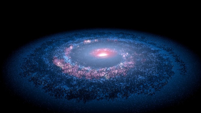 Milky Way Galaxy in Space 4K