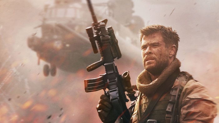 Chris Hemsworth in 12 Strong