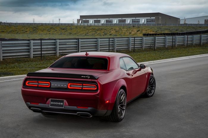 Dodge Challenger SRT Hellcat Widebody rear view