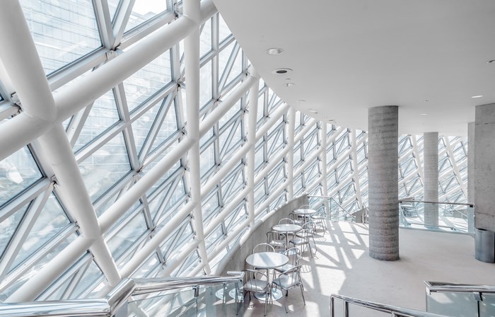 Roy Thomson Hall interior with modern architecture