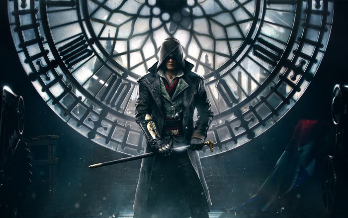 Assassin from Assassin's Creed in front of Big Ben