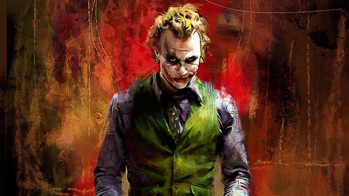 The Joker from Batman artwork