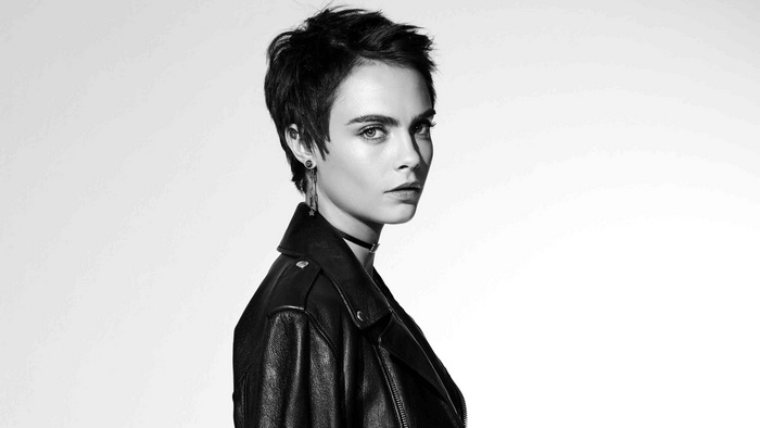Cara Delevingne in Monochrome