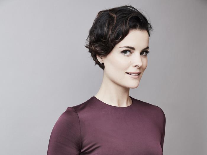 Jaimie Alexander with Short Brunette Hair