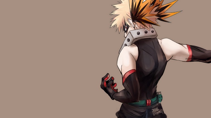 Katsuki Bakugou Dynamic Anime Pose