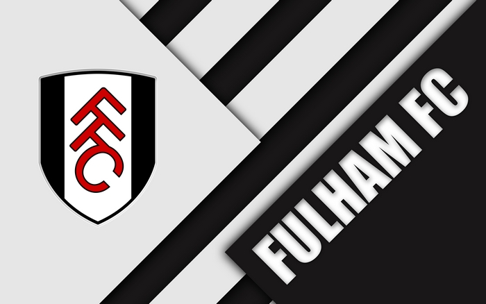 Fulham FC Soccer Emblem and Logo Black White