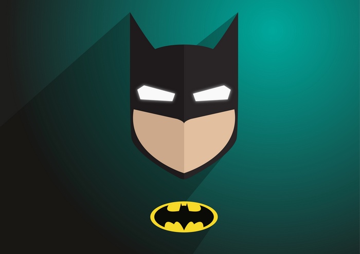Batman from DC Comics Minimalist Art