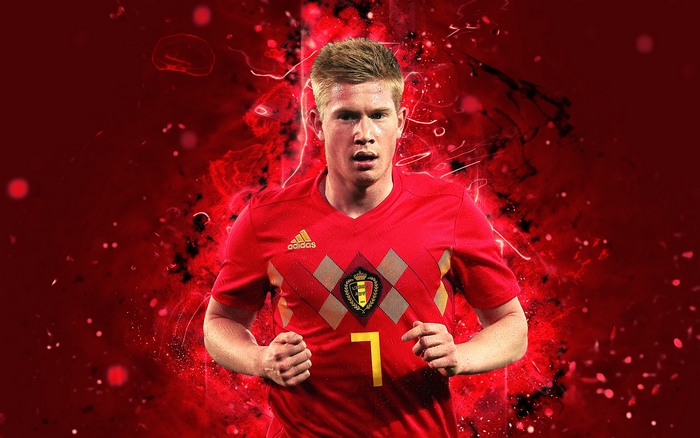 Kevin De Bruyne in Belgian National Team Jersey