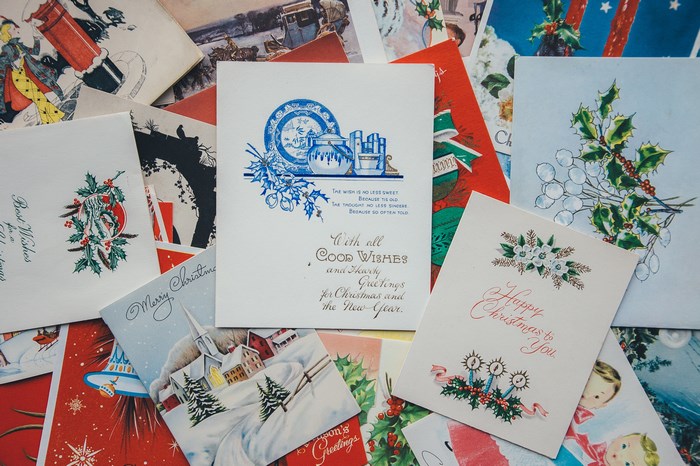 Collection of Vintage Christmas Cards