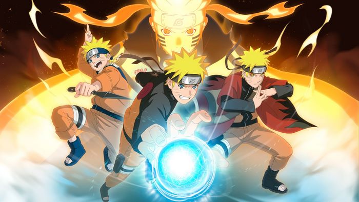 Naruto Uzumaki in Powerful Action Poses
