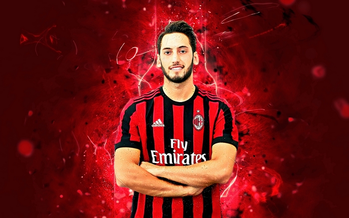 Hakan Çalhanoğlu of A.C. Milan