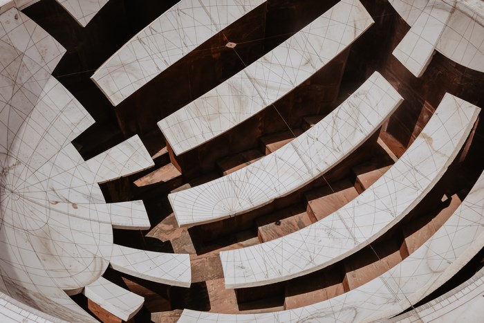 Jantar Mantar Jaipur architecture with astronomical markings
