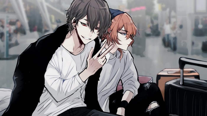 Osamu Dazai and Chuya Nakahara