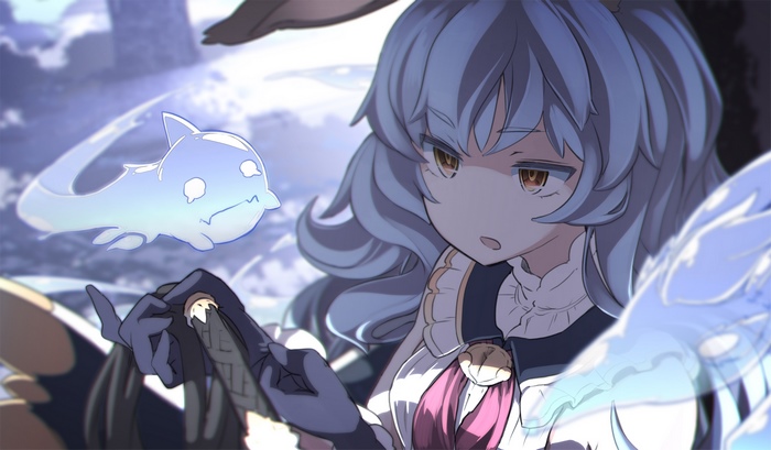 Ferry and creature from Granblue Fantasy