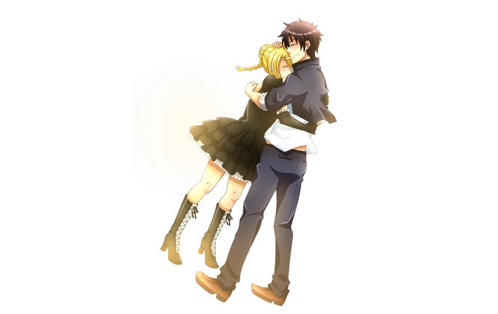 Hildegarde and Tatsumi Oga from Beelzebub