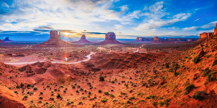 Monument Valley at Sunset