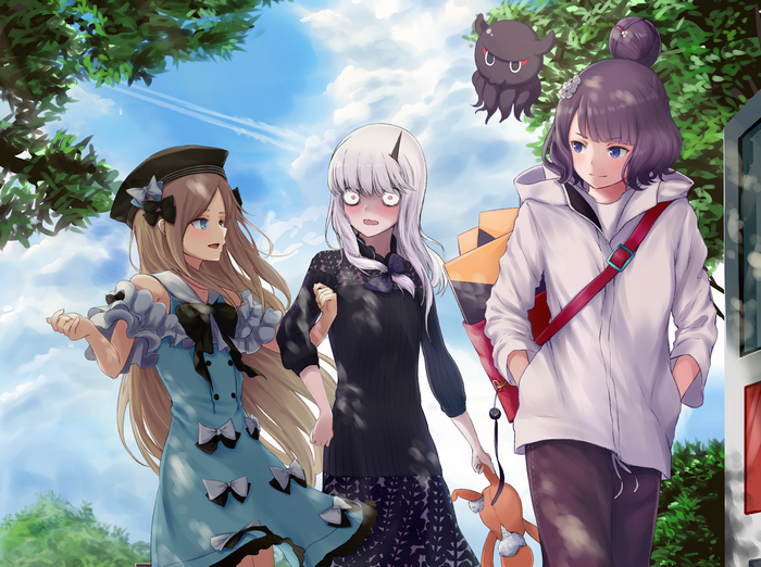 Lavinia Whateley and Abigail Williams from Fate/Grand Order