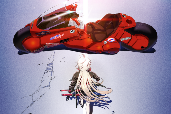 Jeanne d'Arc Alter from Fate/Grand Order with Akira Motorcycle