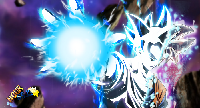 Goku Ultra Instinct Charging Energy Attack
