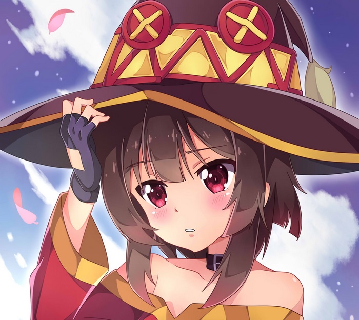 Megumin from KonoSuba in a Magical Pose