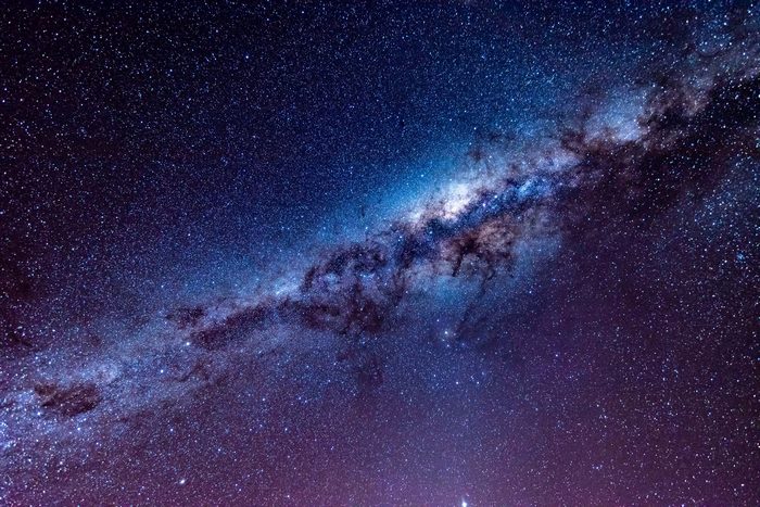 The Milky Way galaxy in deep space