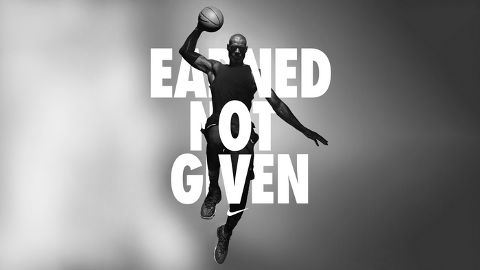 LeBron James for Nike 'Earned Not Given'