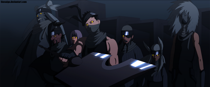 Seven Ninja Swordsmen of the Mist from Naruto