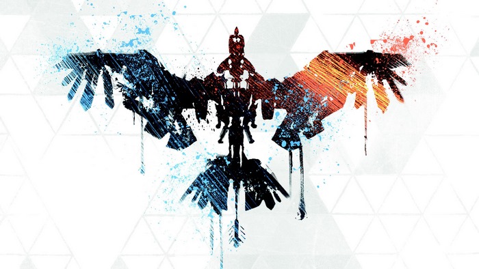 Horizon Zero Dawn abstract bird art