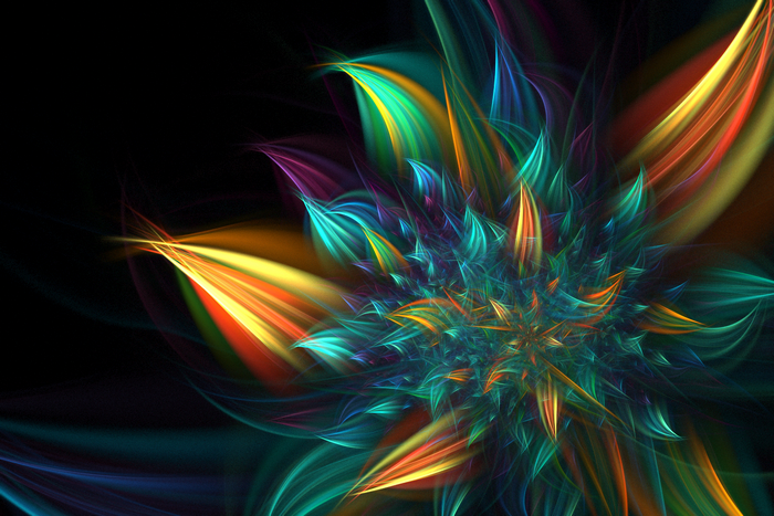 Fractal, Colors, Colorful, Abstract, HD Wallpaper | Rare Gallery