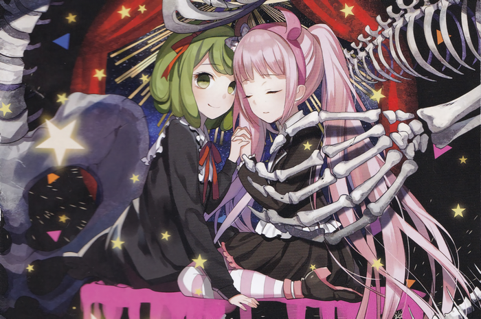 Kotoko Utsugi and Monaca Towa from Danganronpa