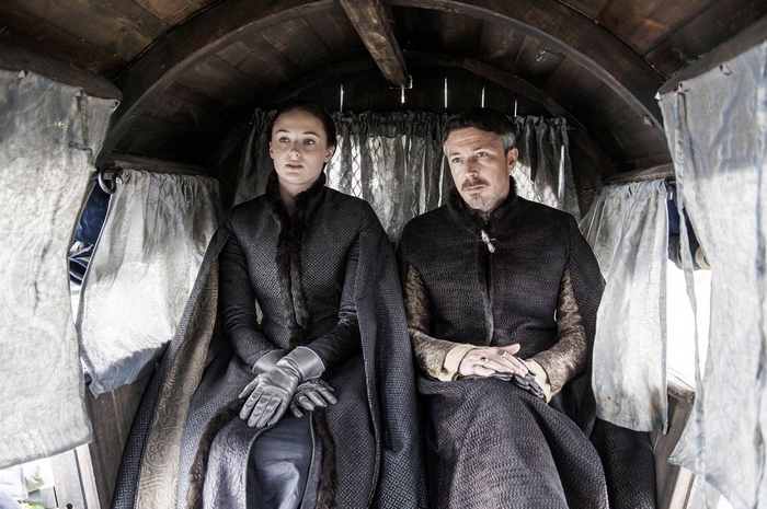 Sansa Stark and Petyr Baelish from Game of Thrones