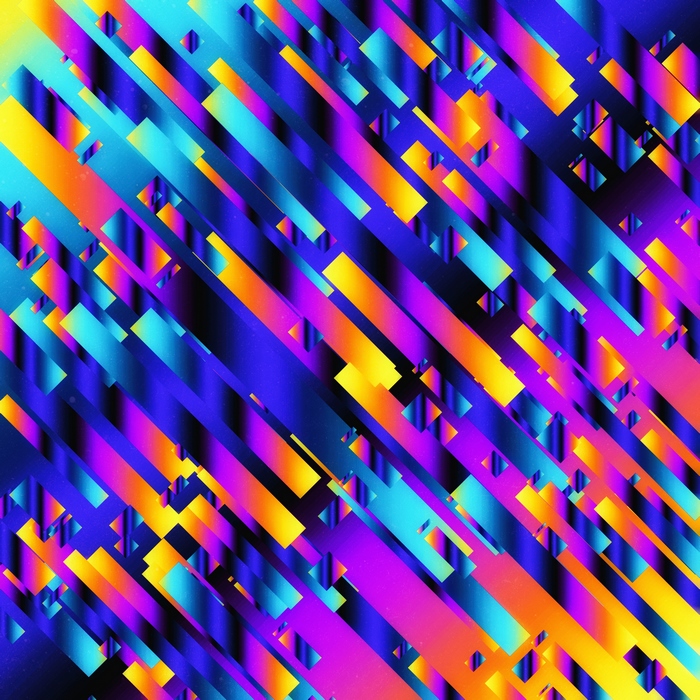 Colorful Geometric Ribbons 4K