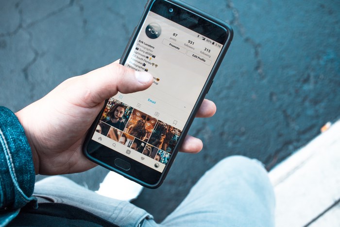 Erik Lucatere Instagram Profile on Phone