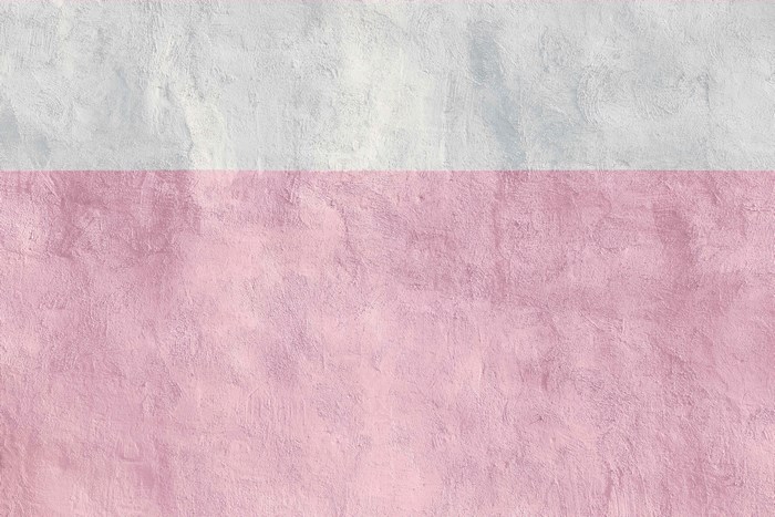 Pink and white stucco wall texture