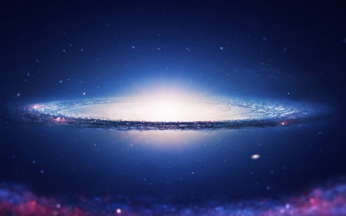 Spiral Galaxy in Deep Space