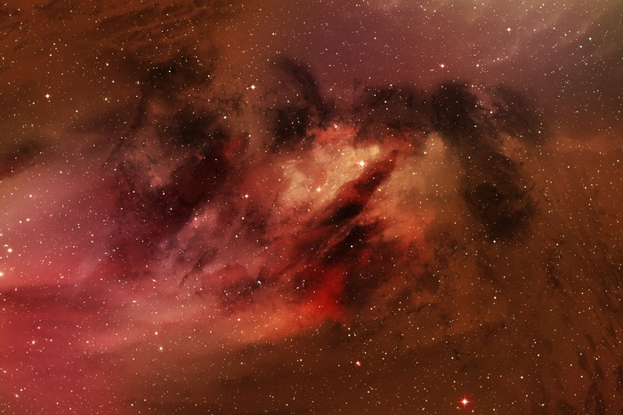 Stars and Nebula in Outer Space