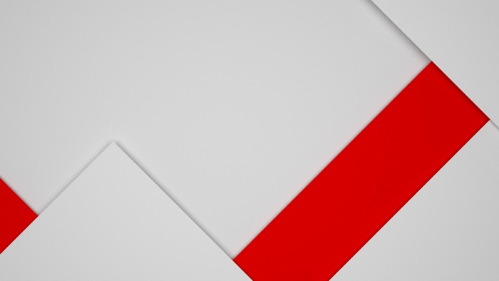 Abstract geometric background with red and white planes