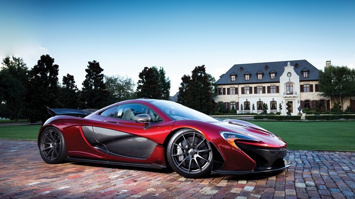 Red McLaren P1 4K
