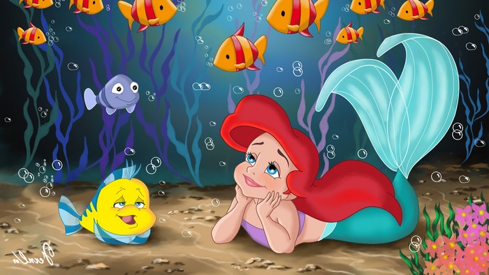 Ariel and Friends from The Little Mermaid 4K