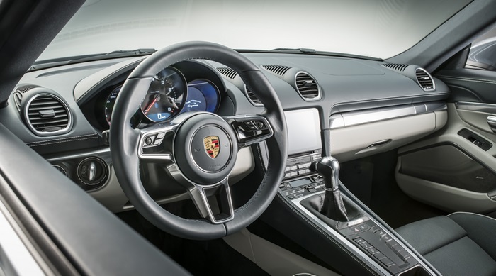 Porsche 718 Cayman Interior 4K