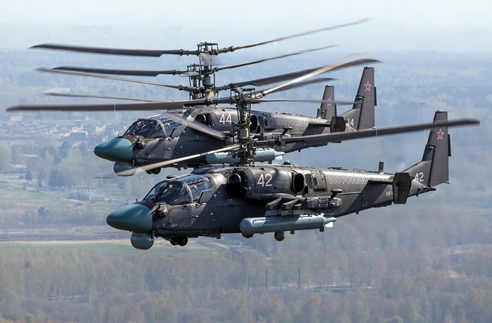 4K Kamov Ka-52 Alligator Military Helicopter