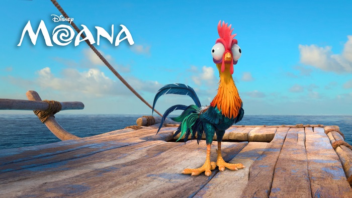 Heihei the rooster from Moana 4K